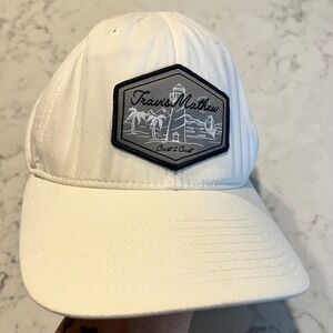 Travis Mathew Coast 2 Coast‎ White Golf Hat Cap Adjustable